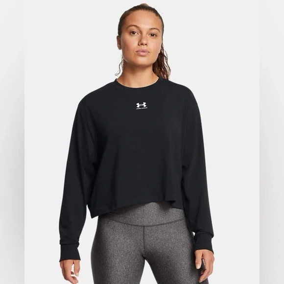 Under Armour Black Long Sleeve Tee - Picture 1 of 7